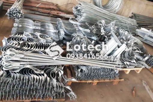 Cổ dê kẹp trụ bê tông mạ kẽm