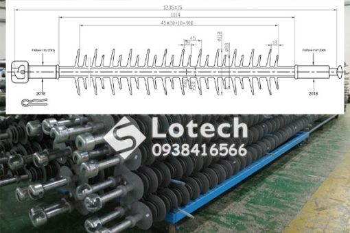 Sứ Treo Polymer 110kV 120kN