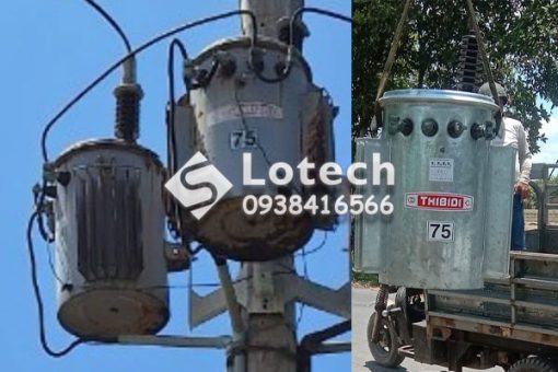 Thay Vỏ Mạ Kẽm Máy Biến Áp 75kVA Bị Rỉ Sét