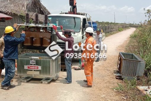 Thay Vỏ Mạ Kẽm Máy Biến Áp 160kVA