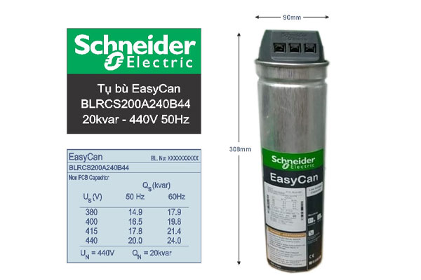 Tụ bù Schneider Easy Can