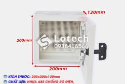 Tủ Điện Nhựa 200x200x130mm Pát Nhựa Lihhan