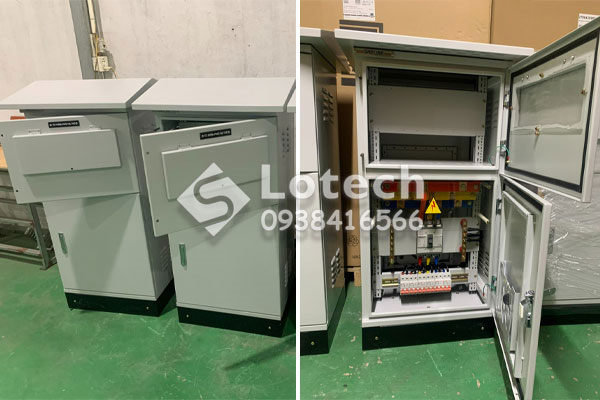 Tủ phân phối hạ thế lắp đặt MCCB, MCB