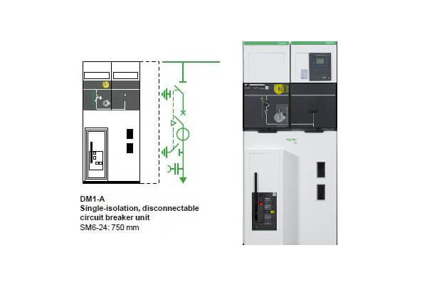 Tủ trung thế Schneider SM6 DM1-A