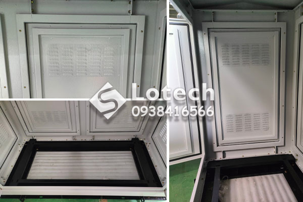 Vỏ tủ điện ngoài trời sơn tĩnh điện 2000x1700x1000