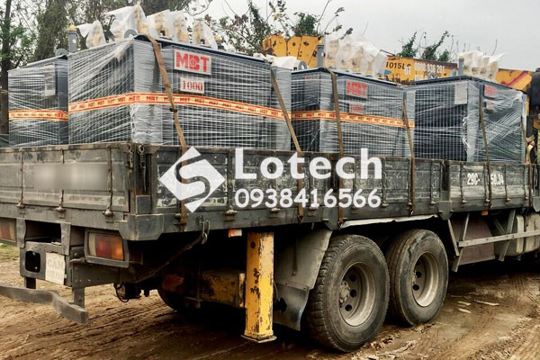 Lotech phân phối máy biến áp 1000kVA MBT cho dự án