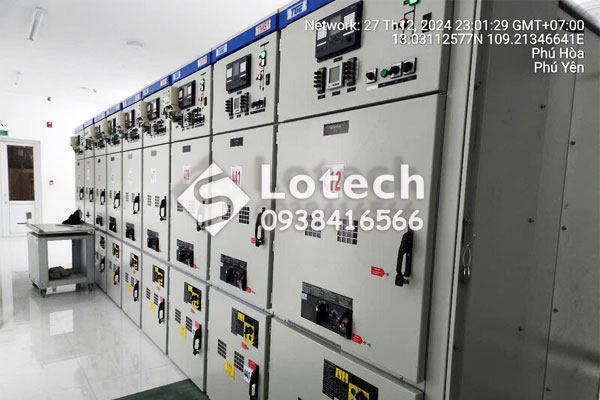 Hệ thống tủ trung thế TMS1 tại trạm 110kV Phú Hòa - Phú Yên
