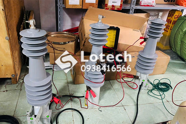 Lotech thí nghiệm thiết bị đóng cắt tụ bù PS25 ABB