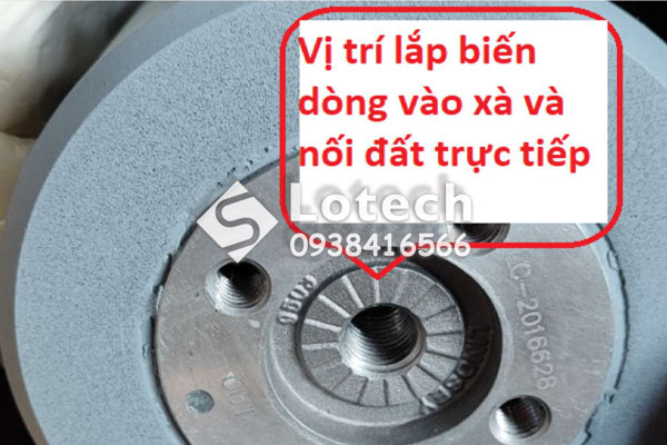 Vị trí nối đất trên biến dòng cảm ứng