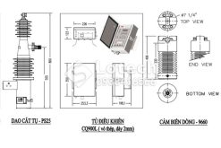 Bản vẽ chi tiết thiết bị đóng cắt tụ bù 22kV