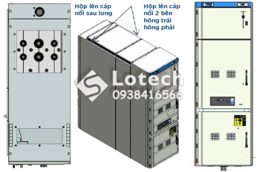 Lắp đặt bổ sung hộp lên cáp cho tủ trung thế hiện hữu
