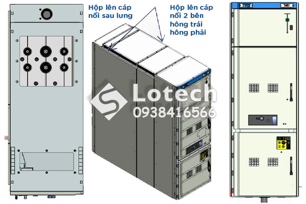 Lắp đặt bổ sung hộp lên cáp cho tủ trung thế hiện hữu
