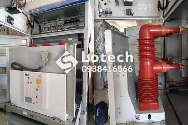Máy cắt chân không VCB TV1 TGE lắp tủ máy cắt trung thế