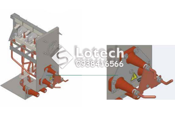 Sứ xuyên thử nghiệm cáp tủ trung thế ABB