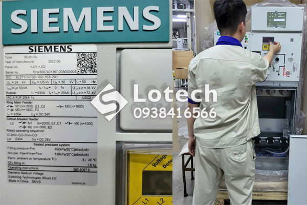 Thông số kỹ thuật tủ RMU Siemens 8DJH RL 24kV
