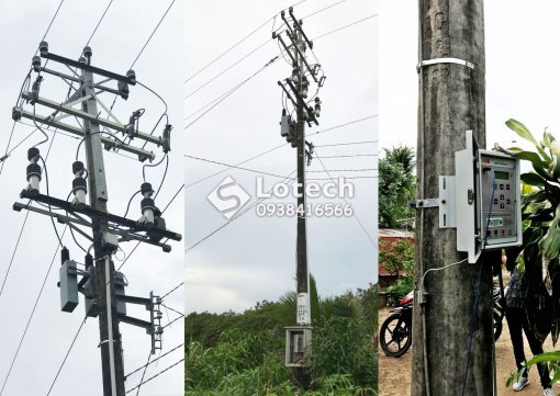 Thực tế lắp đặt Bộ 3 dao cắt tụ bù 1 pha - Tủ điều khiển đóng cắt tụ ABB Hitachi