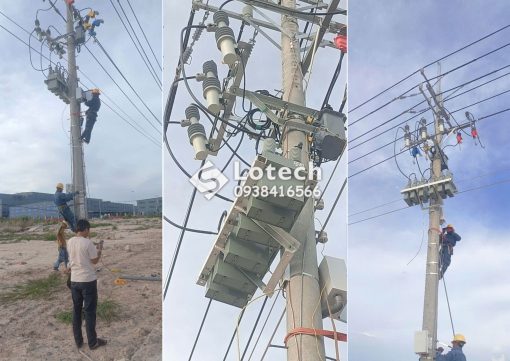 Trọn bộ thiết bị điều khiển đóng cắt tụ bù ứng động trung thế