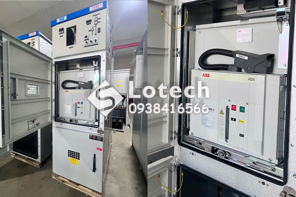 Tủ máy cắt trung thế TGE TMS1 lắp VCB ABB VD4
