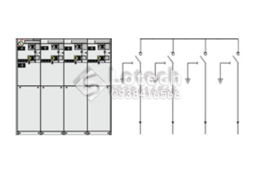 Tủ Trung Thế ABB Safeplus CCCC - Tủ RMU 4 Ngăn