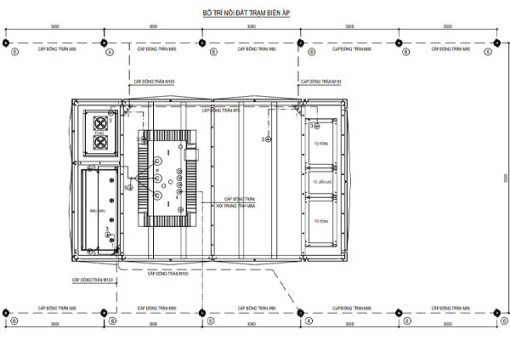 Bản Vẽ Trạm Kios Hợp Bộ 400kVA đến 1000kVA - Hệ Thống Tiếp Địa