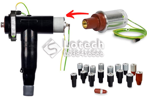 Cảm biến điện áp lắp đặt đầu cáp T-Plug tủ RMU ABB