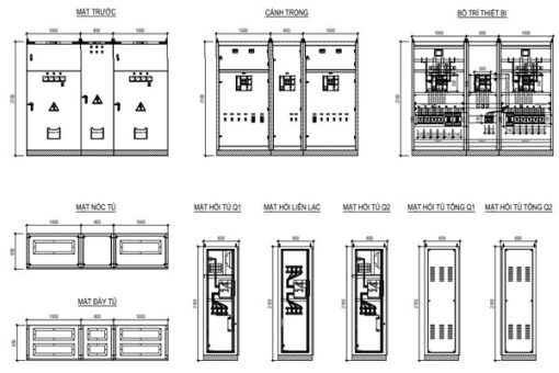 Chi Tiết Tủ Hạ Thế Trạm Kios 750kVA - 1250kVA