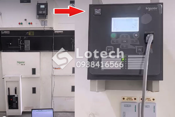Rơ le bảo vệ P3U30 lắp tủ trung thế SM6 Schneider
