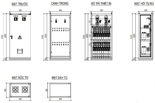 Tủ tụ bù trạm kios 750kVA - 1250kVA