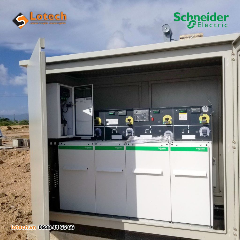 Tủ RM6 Schneider tích hợp tủ RTU T300