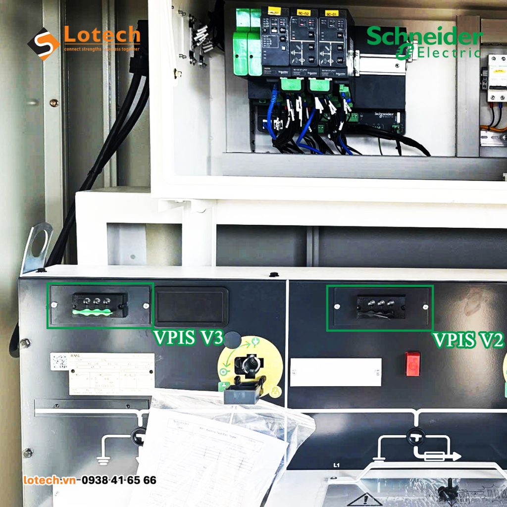 Chỉ thị điện áp VPIS lắp tủ RMU Schneider