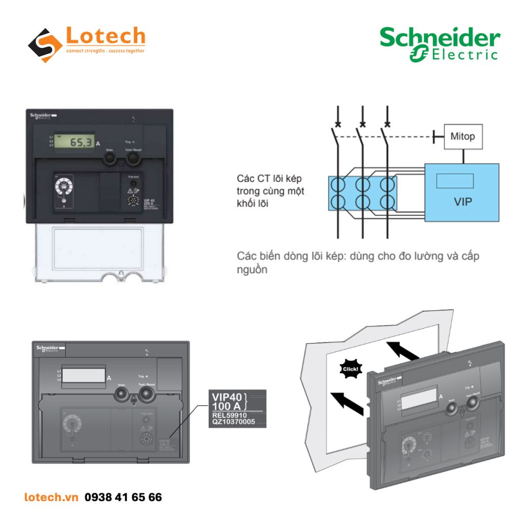 Rơ le VIP40 Schneider
