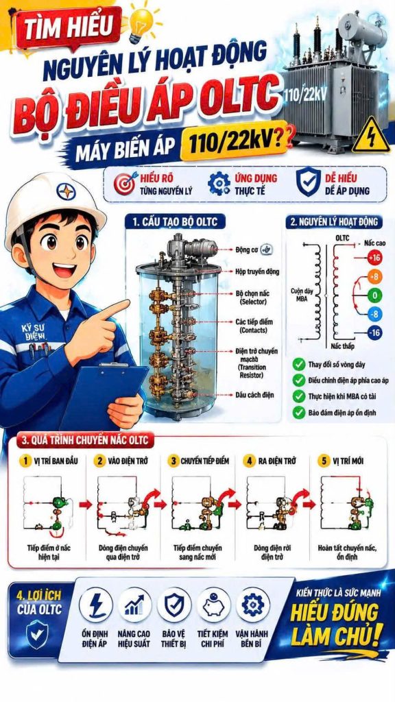 Bộ điều áp OLTC máy biến áp