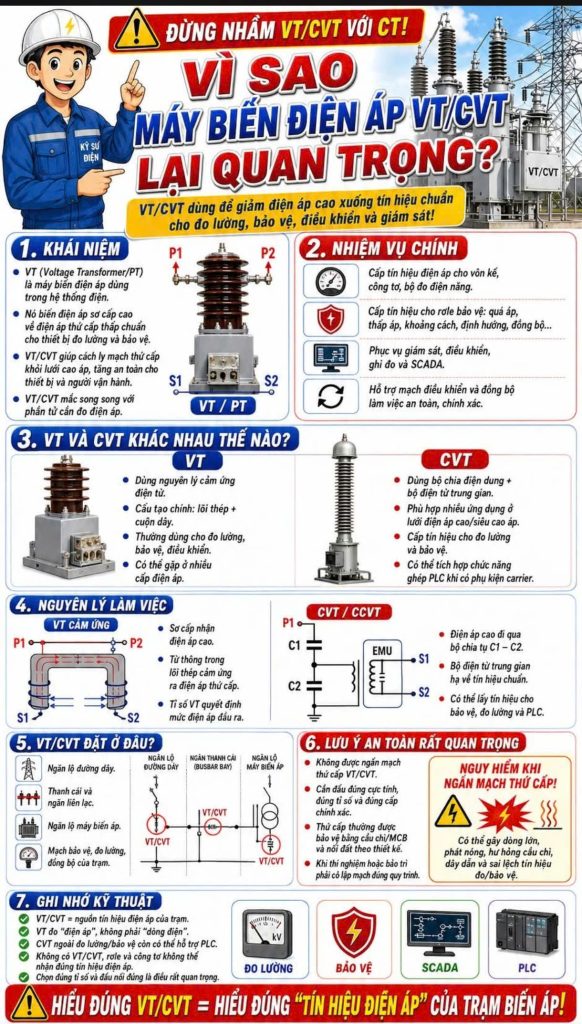 Biến điện áp trong trạm biến áp