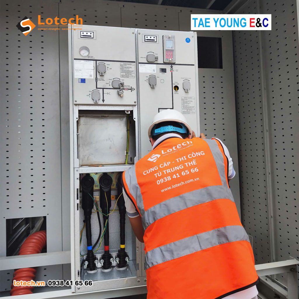 Lotech cung cấp - thi công tủ trung thế Tae Young CD 24kV